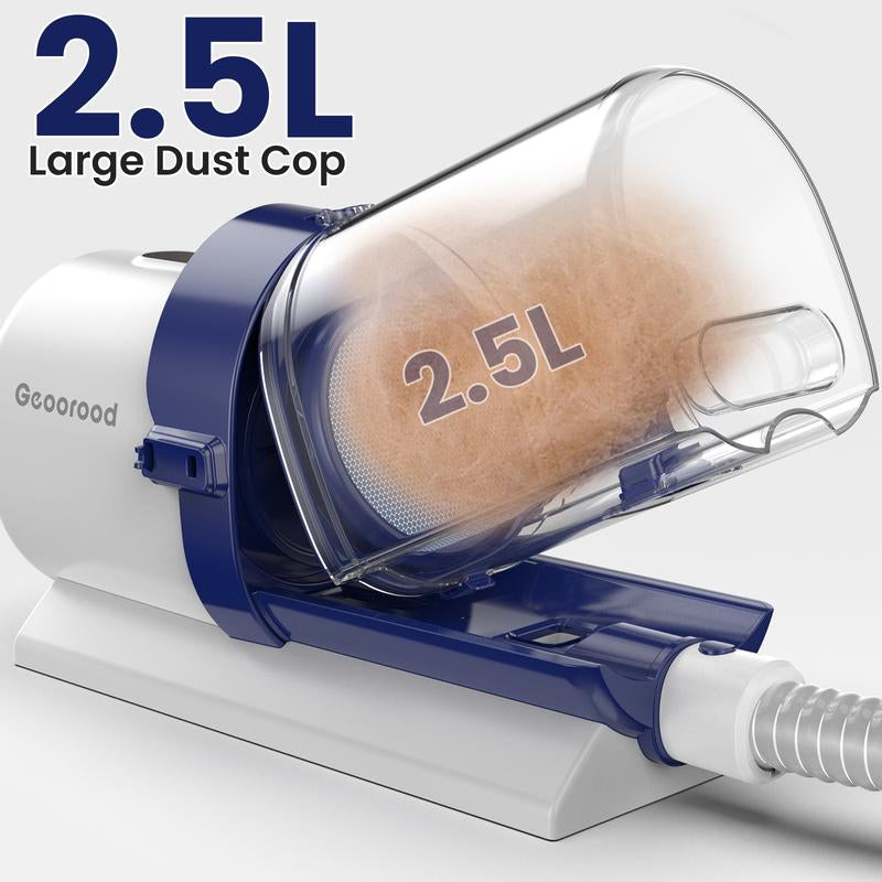 【Memorial Day】Geoorood Dog Grooming Vacuum, 13000Pa Dog Vacuum Brush for Shedding Grooming, Pet Grooming Vacuum, Dog Hair Vacuum Groomer, 2.5L Large Dog Grooming Kit , Pet Products #Tiktokshopflashsale