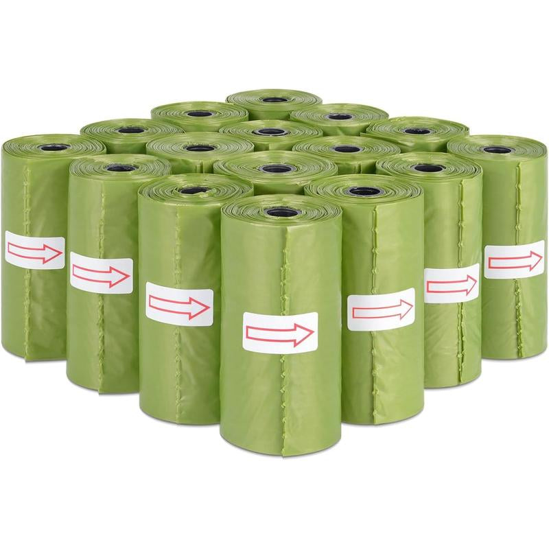 Dog Waste Bags, Poop Bags for Dogs, Extra Thick Strong Leak-Proof Doggy Bags 16 Rolls (240 Bags), Black