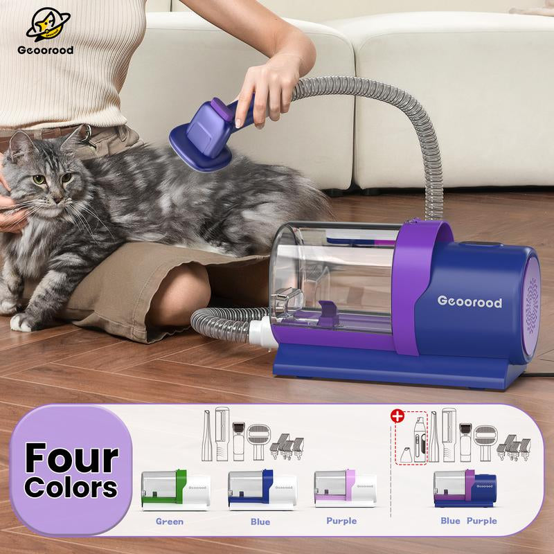 【Memorial Day】Geoorood Dog Grooming Vacuum, 13000Pa Dog Vacuum Brush for Shedding Grooming, Pet Grooming Vacuum, Dog Hair Vacuum Groomer, 2.5L Large Dog Grooming Kit , Pet Products #Tiktokshopflashsale