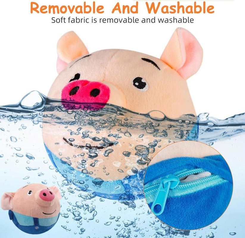 Bounce & Squeak! Rechargeable Jumping Pig Toy for Dogs & Cats – Interactive Play, Keep Pets Happy & Active