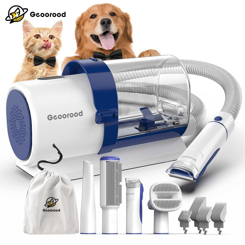 【Memorial Day】Geoorood Dog Grooming Vacuum, 13000Pa Dog Vacuum Brush for Shedding Grooming, Pet Grooming Vacuum, Dog Hair Vacuum Groomer, 2.5L Large Dog Grooming Kit , Pet Products #Tiktokshopflashsale