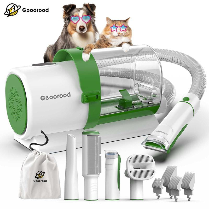 【Memorial Day】Geoorood Dog Grooming Vacuum, 13000Pa Dog Vacuum Brush for Shedding Grooming, Pet Grooming Vacuum, Dog Hair Vacuum Groomer, 2.5L Large Dog Grooming Kit , Pet Products #Tiktokshopflashsale