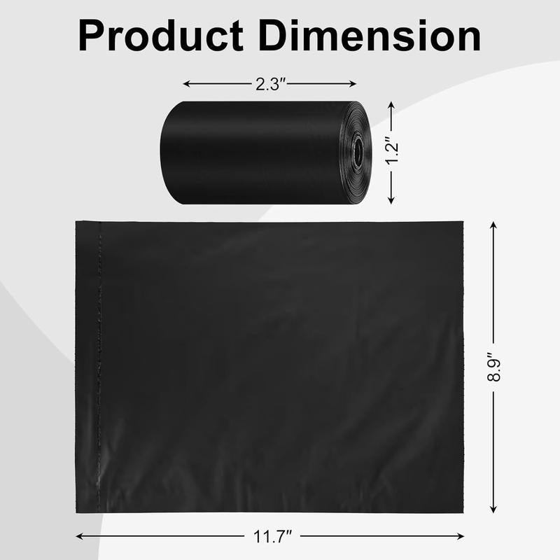 Dog Waste Bags, Poop Bags for Dogs, Extra Thick Strong Leak-Proof Doggy Bags 16 Rolls (240 Bags), Black