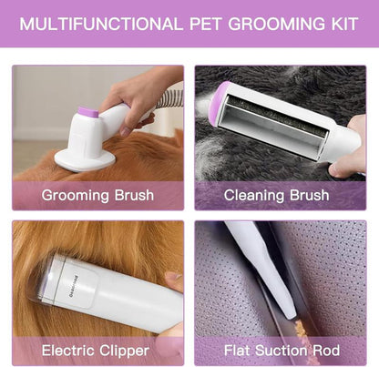 【Memorial Day】Geoorood Dog Grooming Vacuum, 13000Pa Dog Vacuum Brush for Shedding Grooming, Pet Grooming Vacuum, Dog Hair Vacuum Groomer, 2.5L Large Dog Grooming Kit , Pet Products #Tiktokshopflashsale