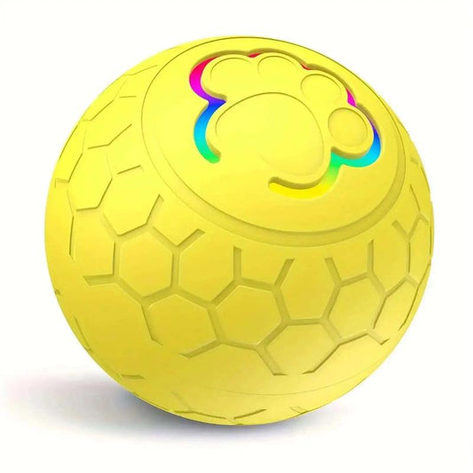 Automatic Bouncing Dog Toy Ball - Suitable for Small Dogs, Lightweight Design, Ideal for Active Playtime