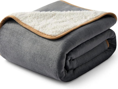 Bedsure Waterproof Dog Blankets for Small Dogs - Small Cat Blanket Washable for Couch Protection, Sherpa Fleece Puppy Blanket, Soft Plush Reversible Throw...