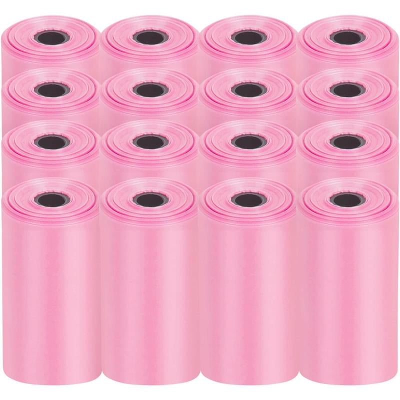 Dog Waste Bags, Poop Bags for Dogs, Extra Thick Strong Leak-Proof Doggy Bags 16 Rolls (240 Bags), Black