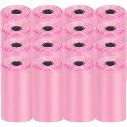 Dog Waste Bags, Poop Bags for Dogs, Extra Thick Strong Leak-Proof Doggy Bags 16 Rolls (240 Bags), Black