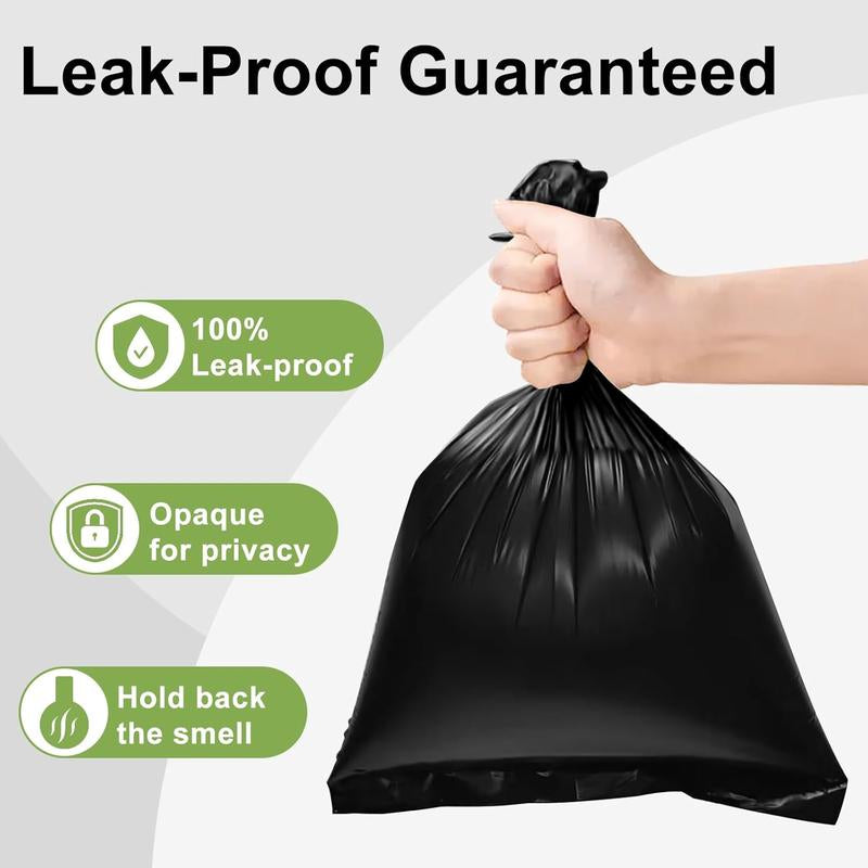 Dog Waste Bags, Poop Bags for Dogs, Extra Thick Strong Leak-Proof Doggy Bags 16 Rolls (240 Bags), Black